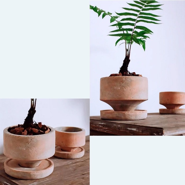 手作り陶器POT　A126