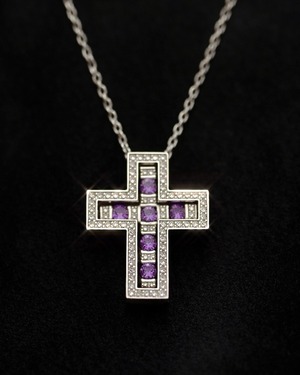 【数量限定】Premium luxury purple necklace【BEL25-0110】