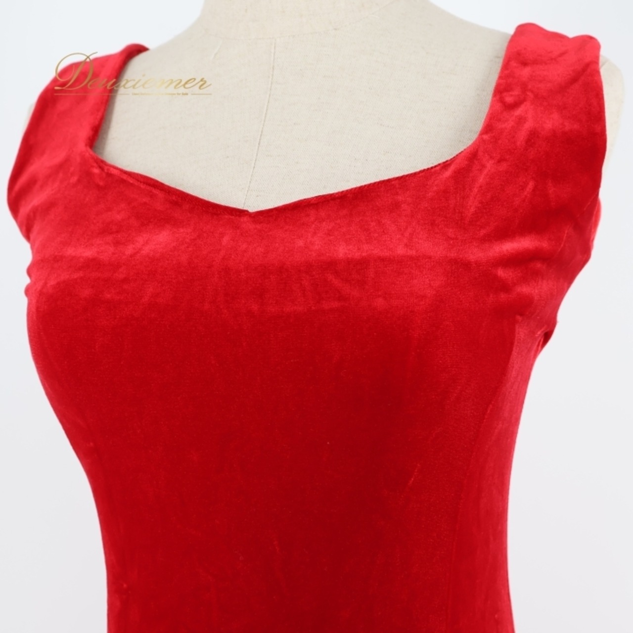 フラダンス 衣装 ワンピース ドレス レッド系 ワンカラー ベロア ノースリーブ 高級感 綺麗 華やか 鮮やか 派手 情熱的 赤 ロングワンピース ハワイアン アロハ フラ ダンス レッスン 練習 フラダンス衣装 セクシー