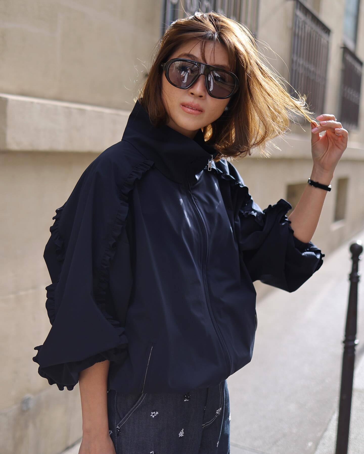 GPB-610 Frill Blouson | gypsohila