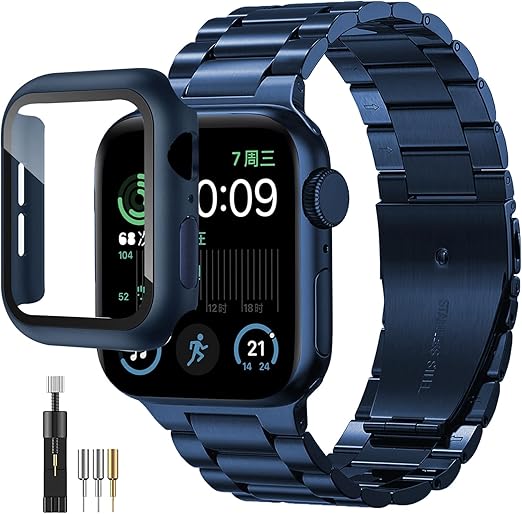 FALSAD] 新型 Apple Watchバンド ステンレス 46mm/42mm/44mm