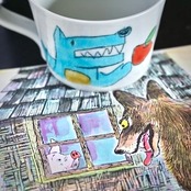 村田菜穂美作　子供用ミニマグ　「3びきのこぶた」［2104130000300］