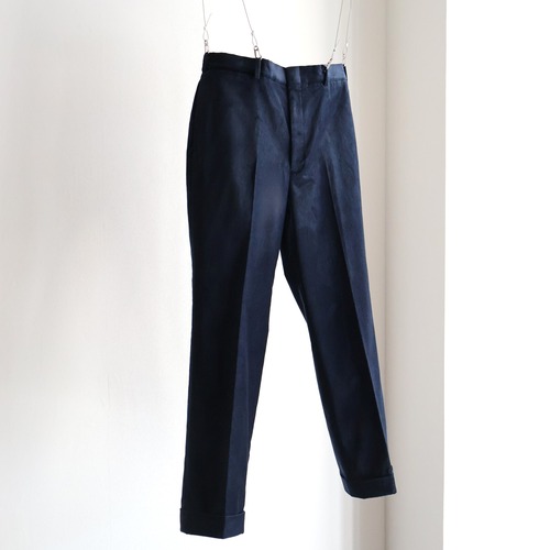 J.PRESS ORIGINALS “ Organic 9W Velvet Piped Stem Spindle Pants ( Navy )”