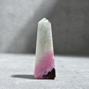 ピンクアラゴナイト×カリビアンブルーカルサイト タワー01◇ Pink Aragonite×Caribbian Blue Calcite ◇天然石・鉱物・パワーストーン
