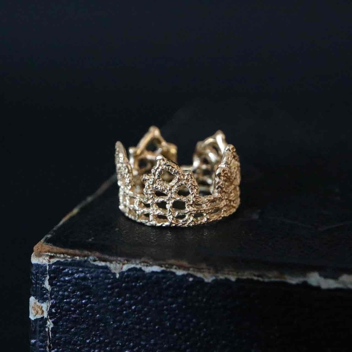 Antique lace ring SV925 / RG-16GD | Dentelle Dentelle