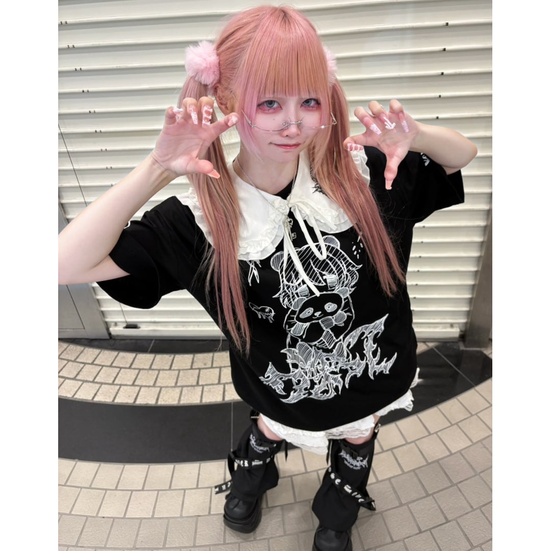 7/3 完売→再入荷！】新作☆パンダガールTシャツ | VOLCAN&APHRODITE