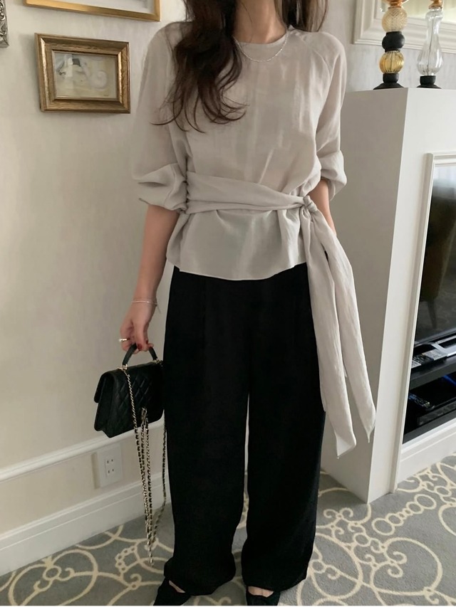 (予約) pretty young thing / Taul wool slacks pants 2color