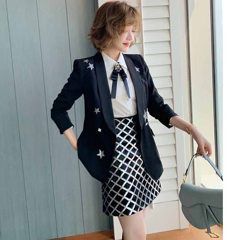 ダークパターンジャカードグリーンカラージャケット オータム エレガント 秋物 MIUCO13451486517