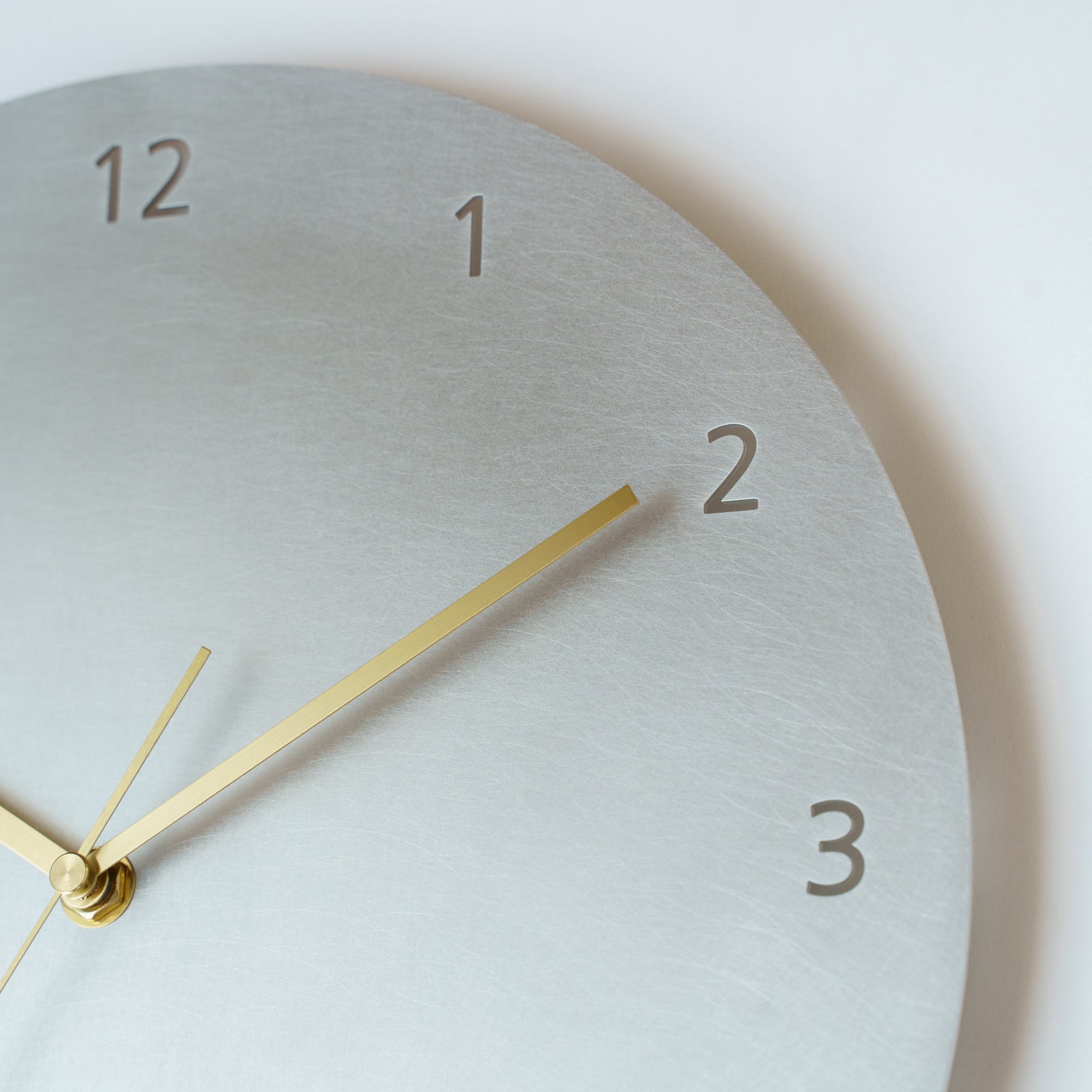 minimal wall clock 300 _ number / aluminum 壁掛け時計 300 数字