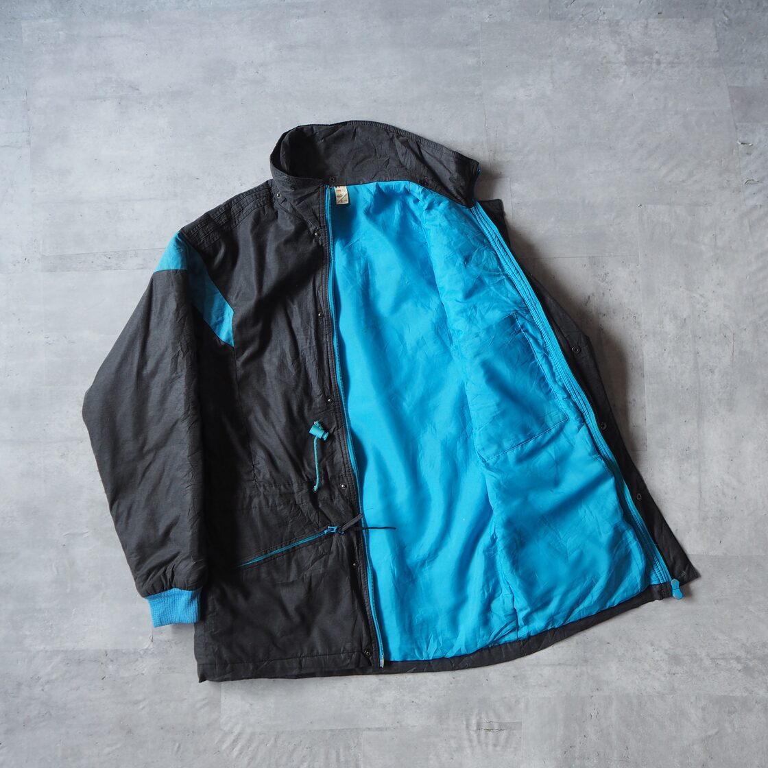 70s “adidas” poly × cotton sports jacket ventex made in france 70