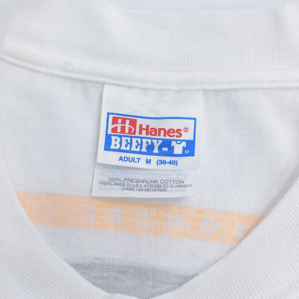 90s Hanes ヘインズ 四世 YONSEI バックプリント 和柄 Tシャツ 日系