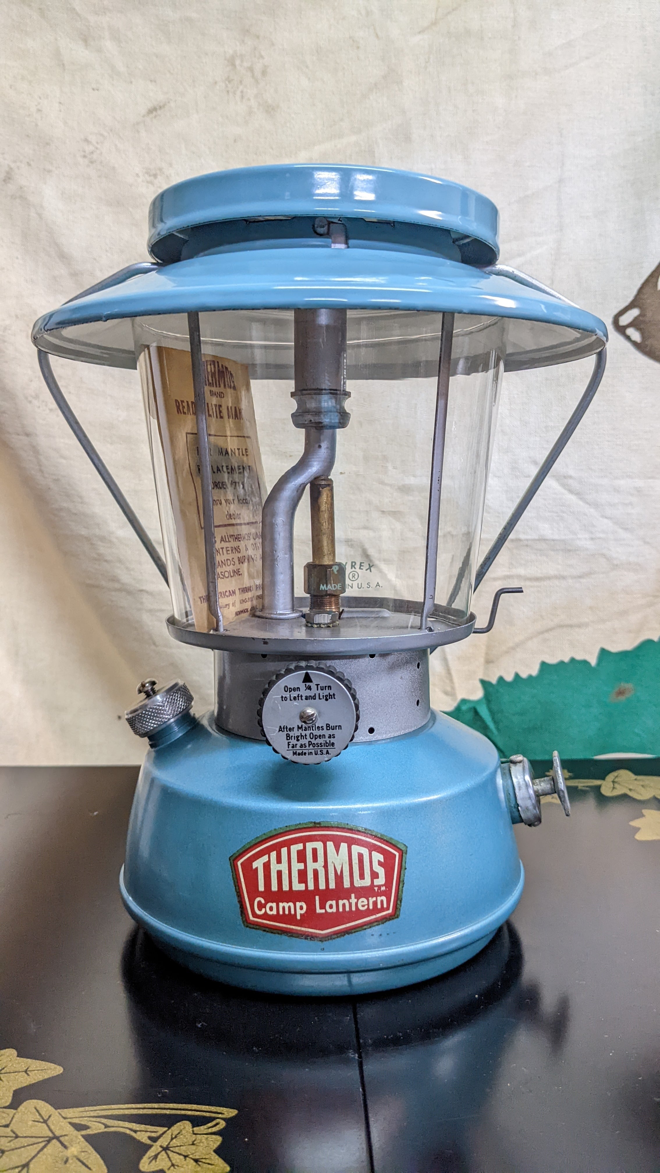 N.O.S Vintage Thermos 8311 Lantern ThermosBlue 未使用