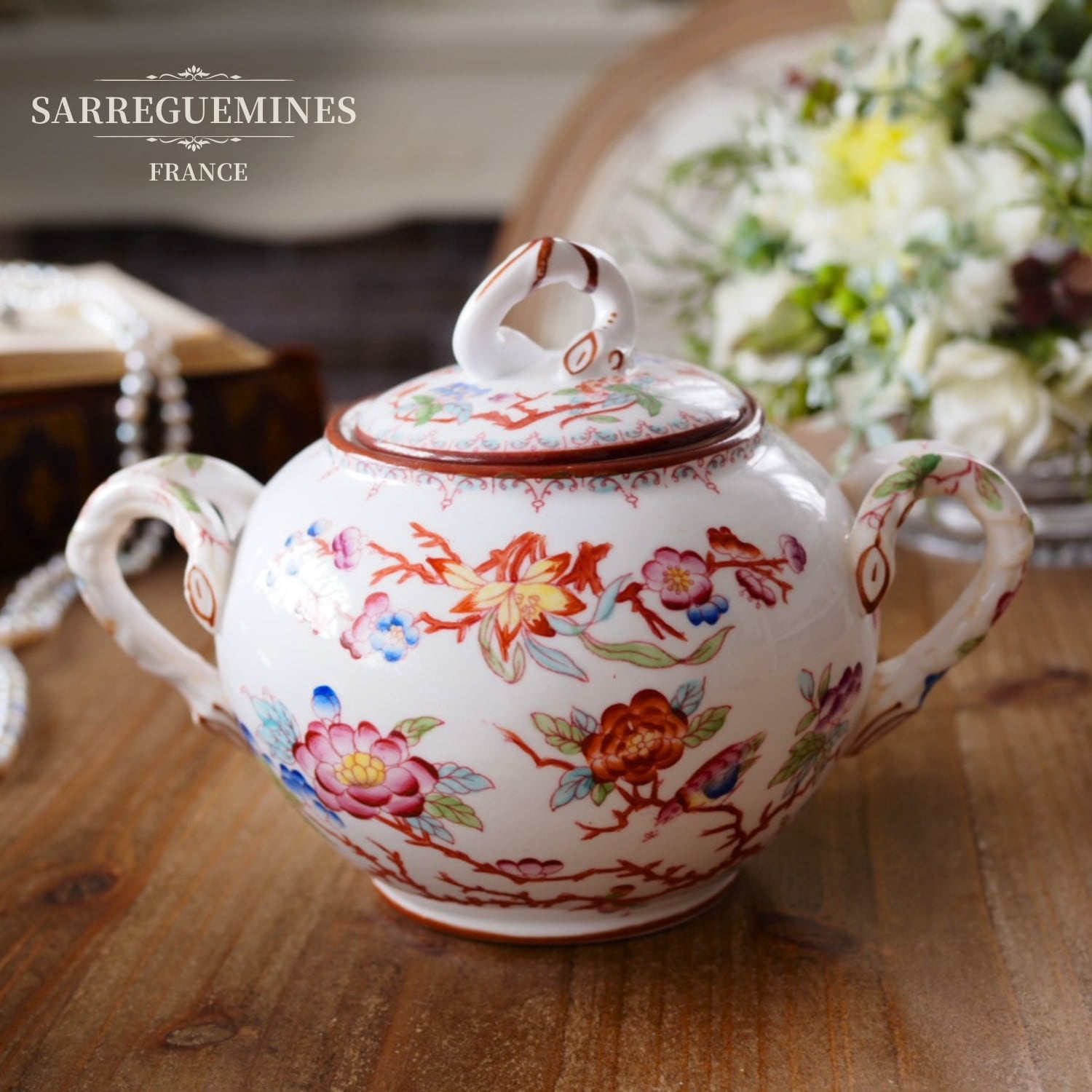 フランスアンティーク ♧ サルグミンヌ ミントン218 ♧ スクエアプレート サルグミンヌ | Antique FEELPORT｜英仏アンティーク食器