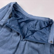 Another Edition アナザーエディション ウール混 フレア ギャザー スカート S/くすみブルー系 ユナイテッドアローズ