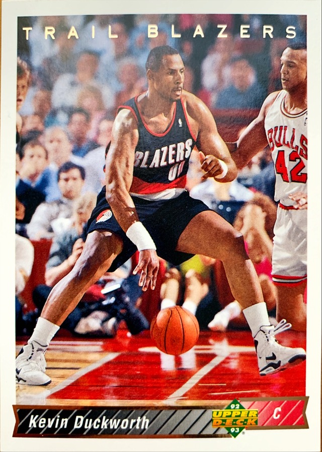 NBAカード 92-93UPPERDECK Kevin Duckworth #104 TRAILBLAZERS