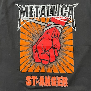 【TENNESSEE RIVER】USA製 メタリカ METALLICA バンドTシャツ ロックTシャツ ST ANGER M US古着