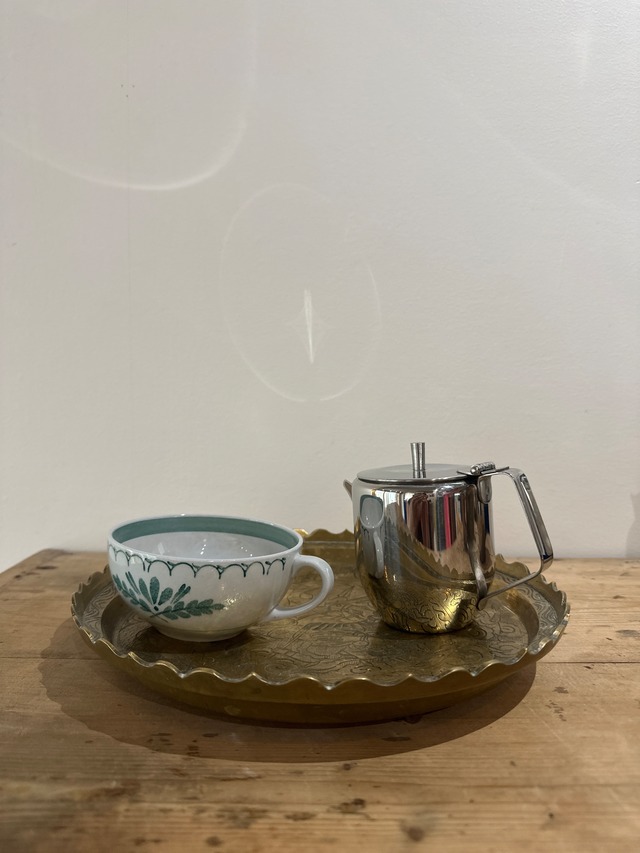 vintageステンレス milk pot