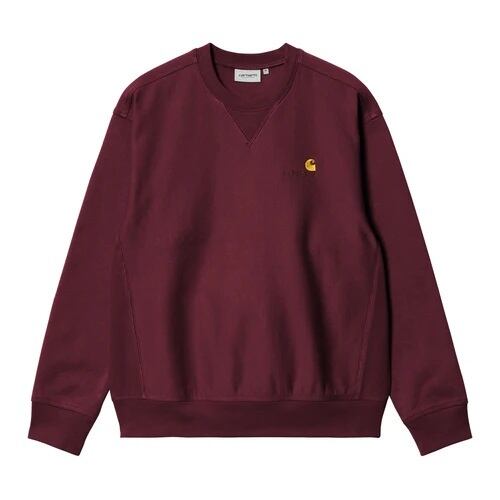 CARHARTT (カーハート) ー AMERICAN SCRIPT SWEAT (アメリカンスクリプトスウェットシャツ) Malbec I025475
