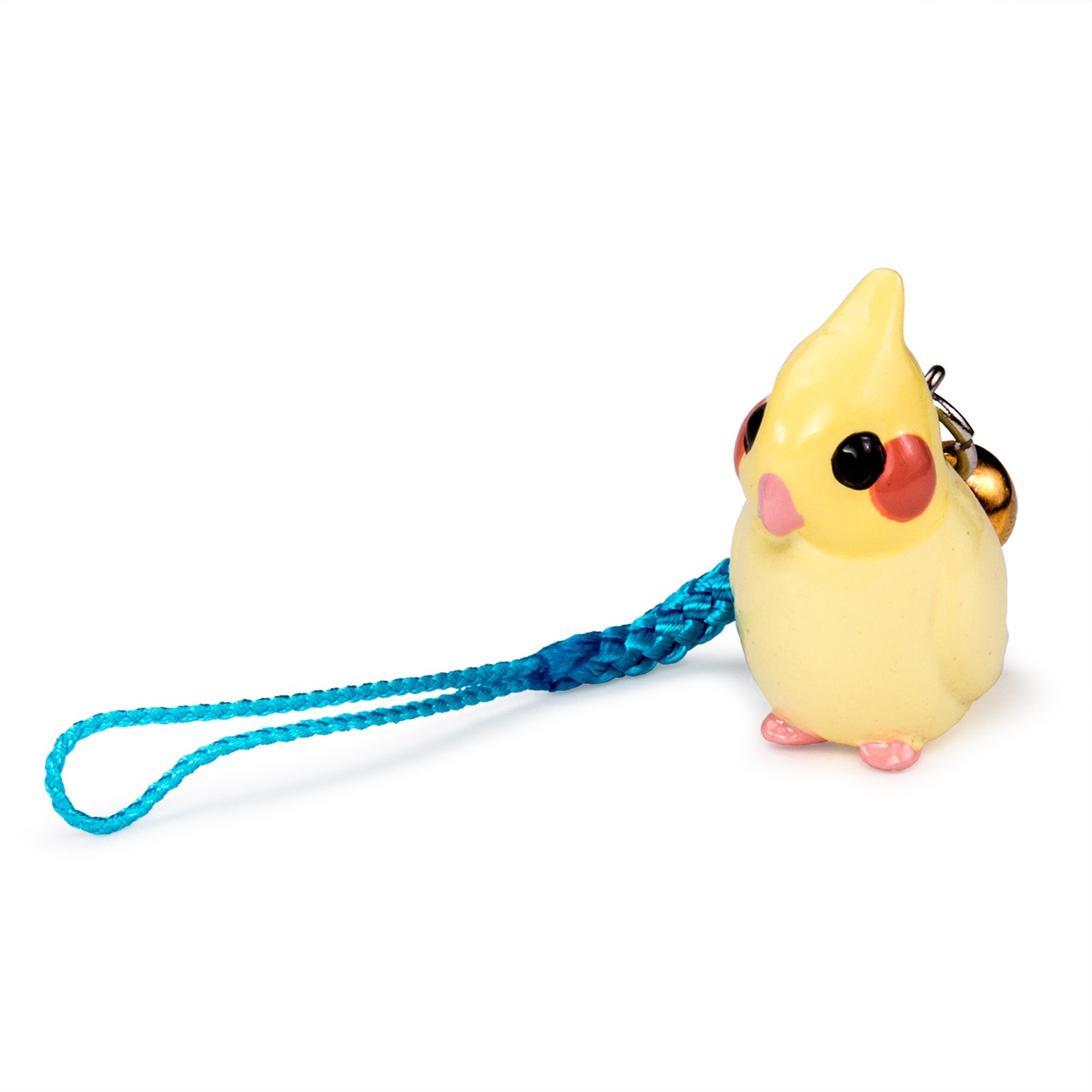 鳥シリーズ オカメインコ ストラップ BO-1001 ルチノー