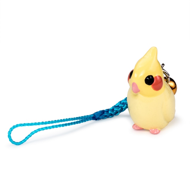 鳥シリーズ オカメインコ ストラップ BO-1001 ルチノー 鳥シリーズ オカメインコ ストラップ BO-1001 ルチノー