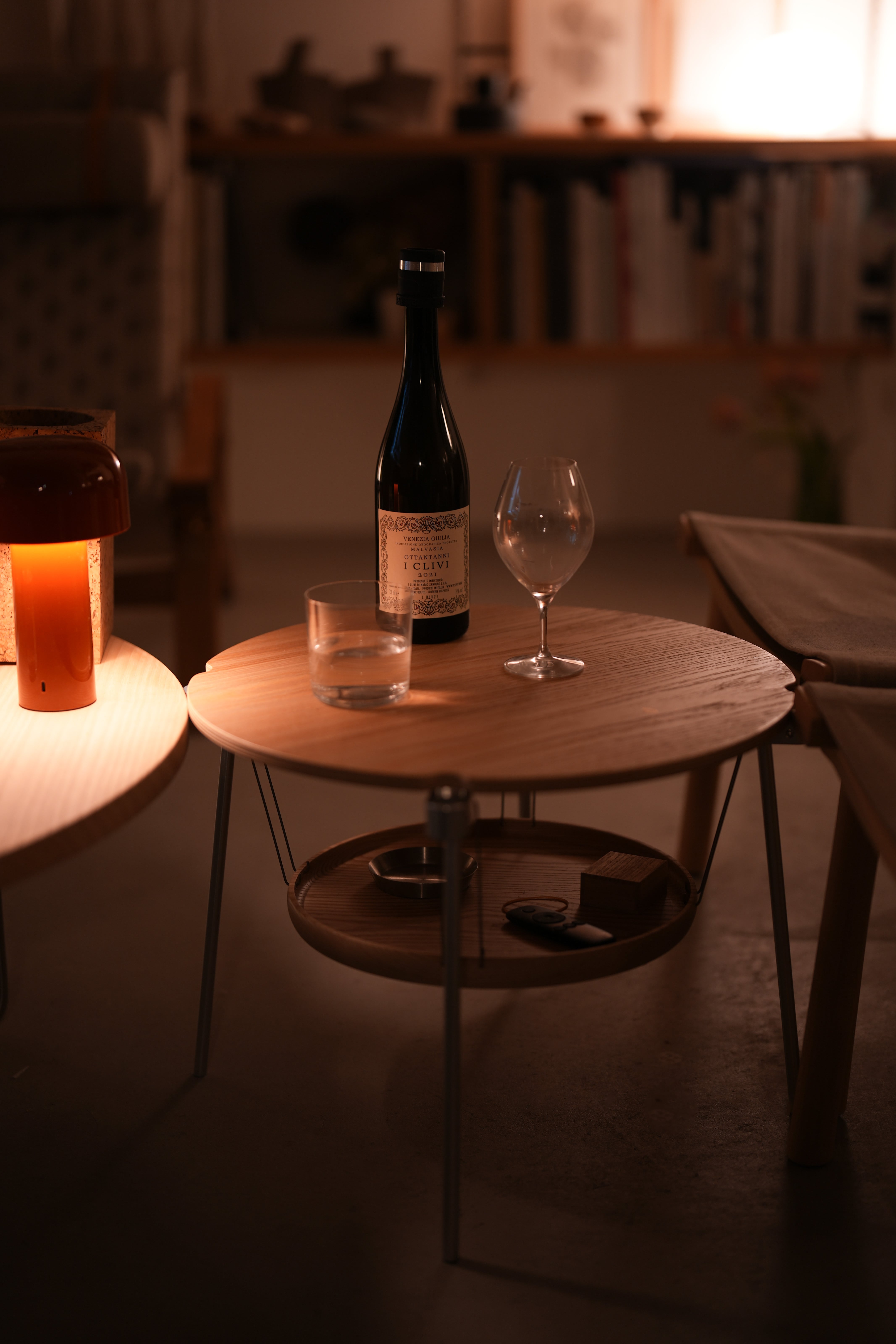 hxo Round Table Under Tray Natural | hxo design jp