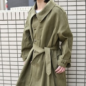 40's~ french army m-35 motorcycle coat