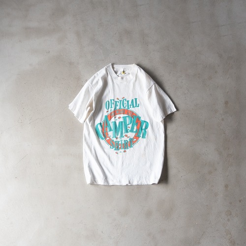 "CAMPER SHIRT" vintage '80s Velva sheen body T-shirt