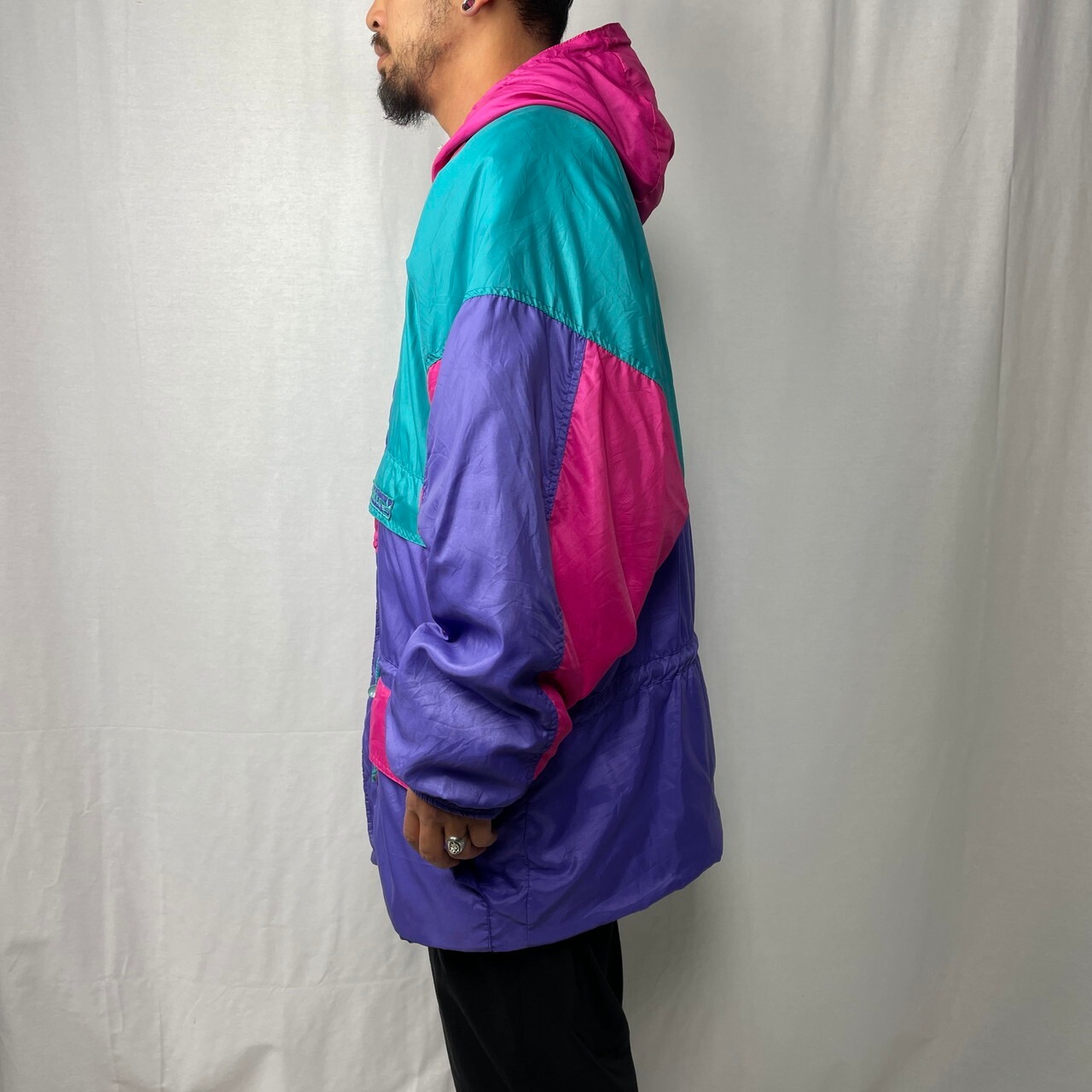 80年代 adidas アディダス 中綿入り スキージャケット ナイロン 