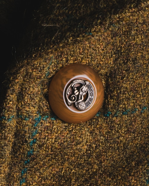 [Late 90’s – Early 2000’s] “ARNYS PARIS” Olive Wool Tweed 6-Button Jacket（Made in France）