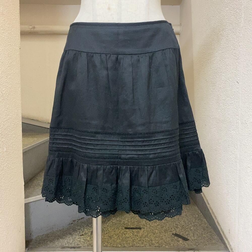 バーバリー ミニスカート 黒 レース BURBERRY BLUE LABEL | UTA