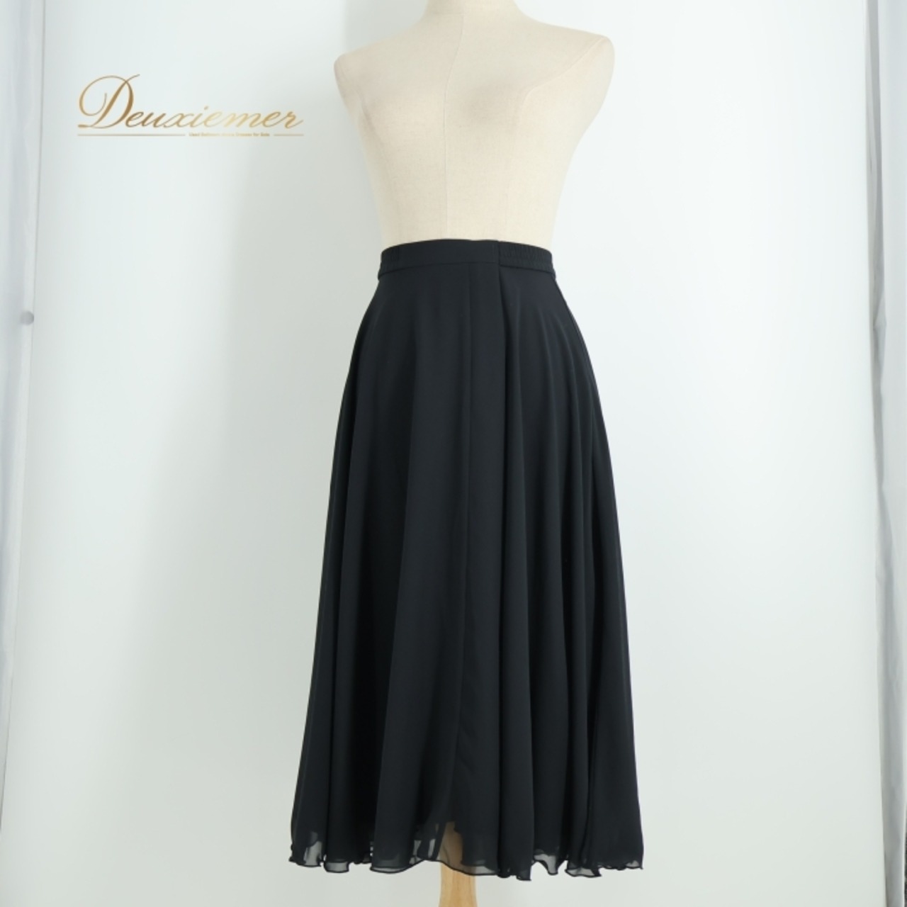 社交ダンス 衣装 スカート Chacott チャコット ブラック系 無地 シンプル レッスン 練習 黒 ダンス衣装 日本製 上品 ふんわり パーティー