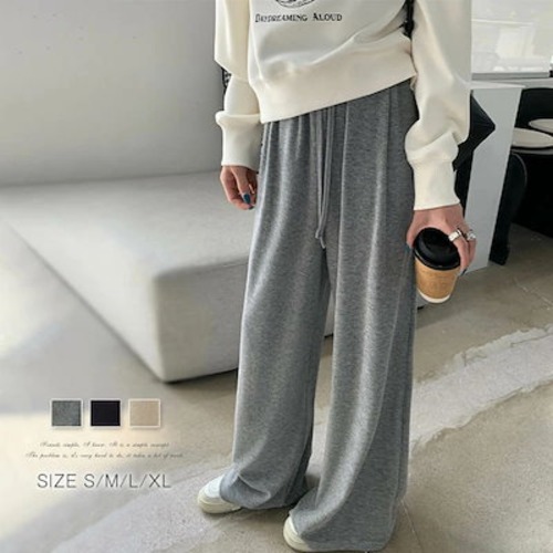 ワイドパンツ レディース リポン ボトムス ギャザー 春秋 春 夏 秋 パンツ レディースパンツ スラックス 大人パンツ キレイめ エレガント 大人 お洒落 無地 ワイド パンツ 美シルエット ハイウ