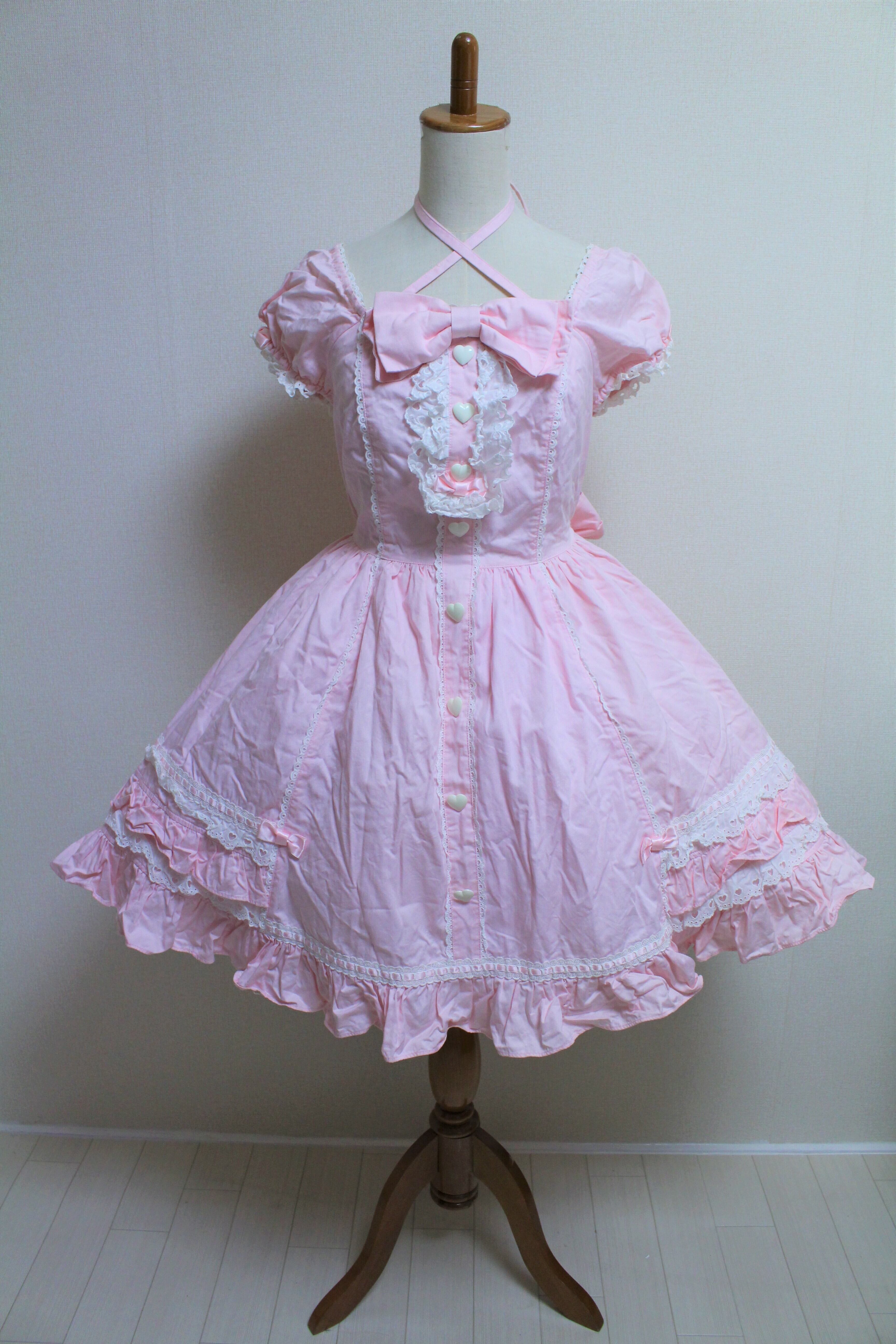 Angelic Pretty ハートボタンリボンワンピース