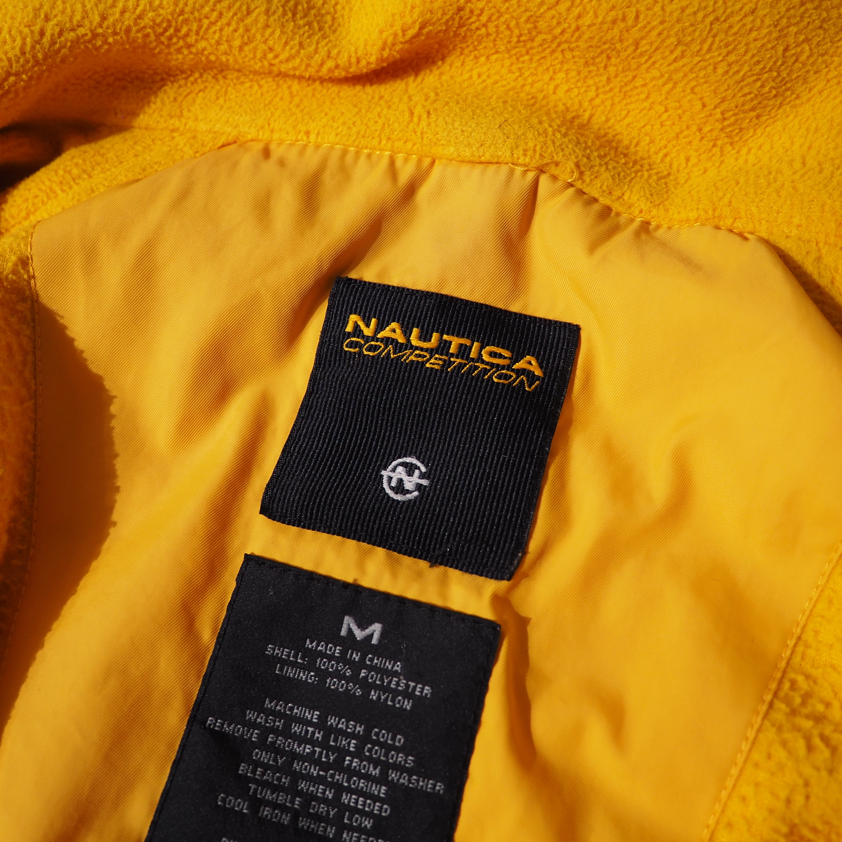 1990s ” NAUTICA competition ” Diagonal zip Technical High neck 2 - way jacket