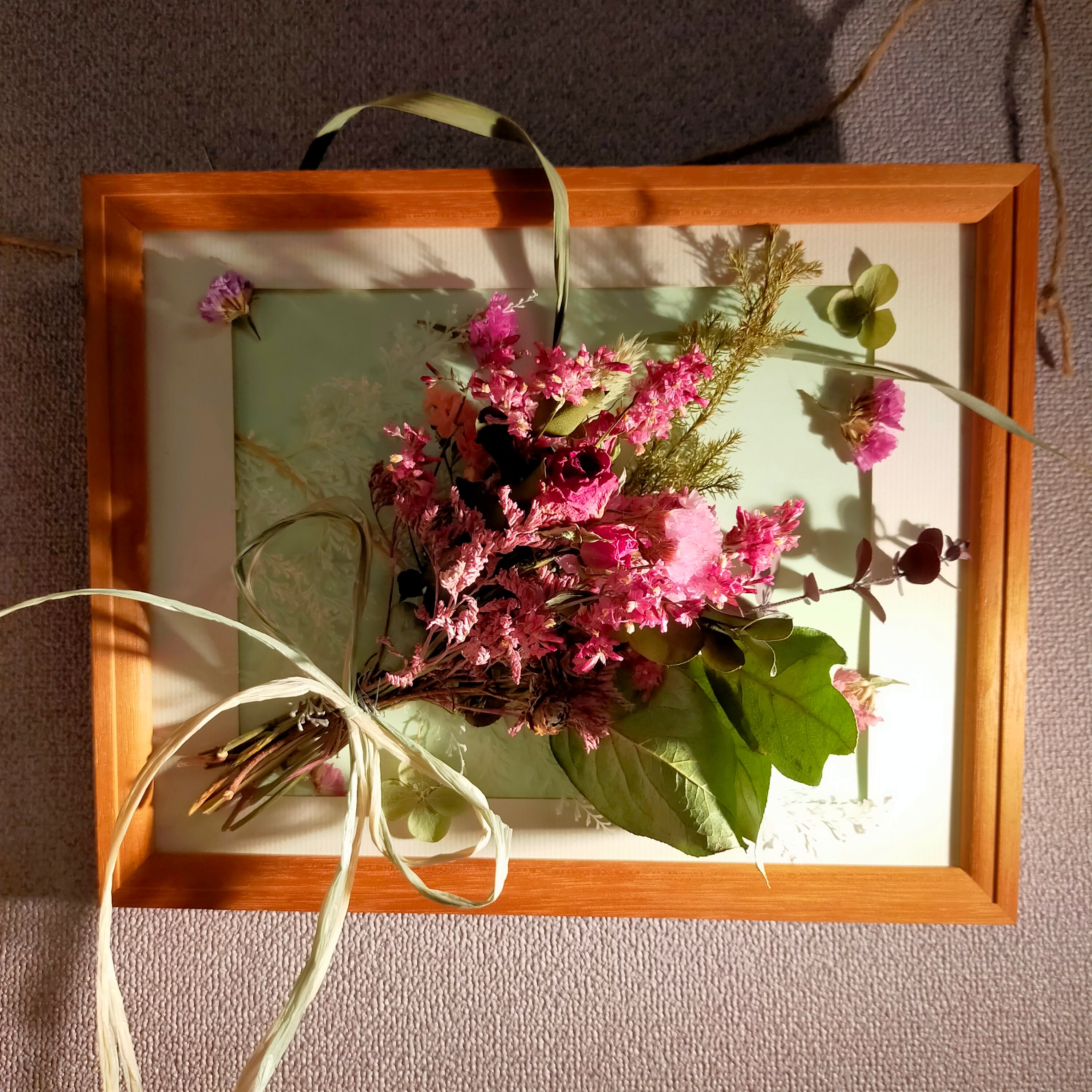 ブーケアートフレームS【Dried flowers Bouquet art frame S】