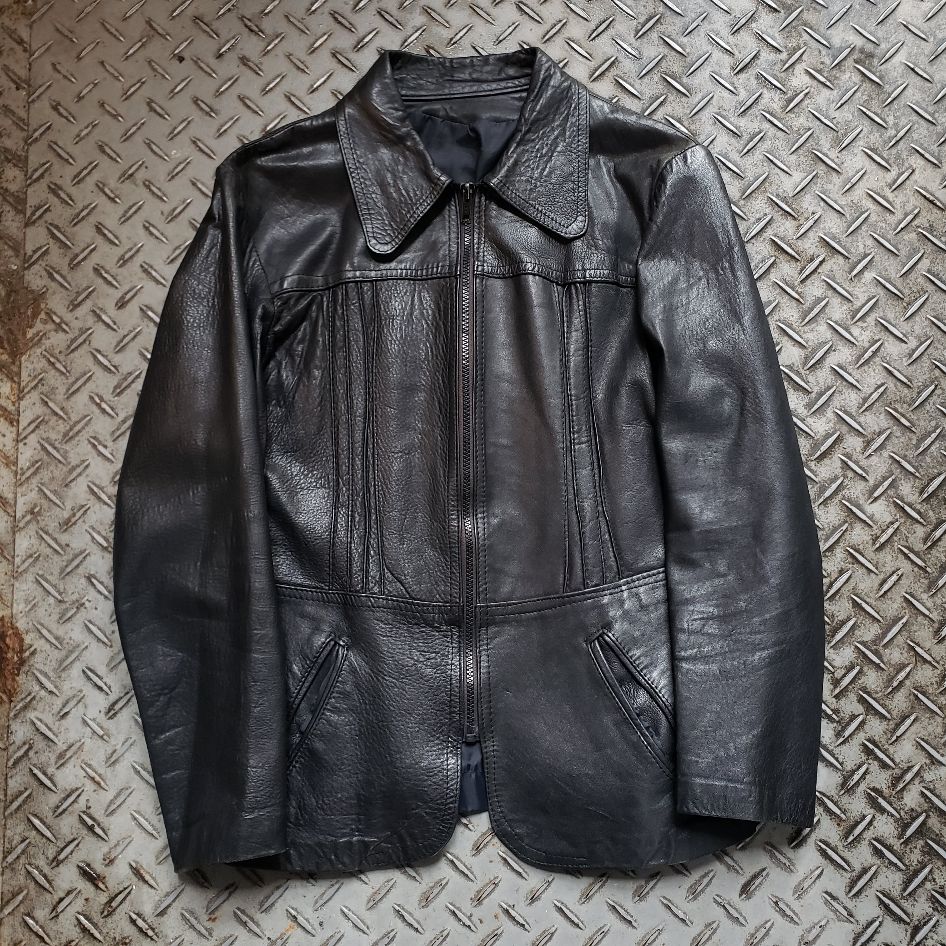 The Damned！ 70s UK Vintage Leather Jacket レザー パンク ダムド