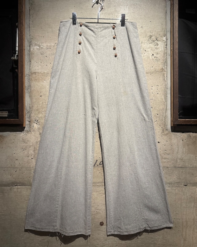 【Caka】70's “India Imports of Rhode Island“ Indian Cotton Vintage Pants