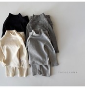 ザゴグマ / THE GOGUMA / ぽかぽかボーダーレギンス / 韓国子供服 / ジュニア / 26winter〖取寄〗*JS~JL*