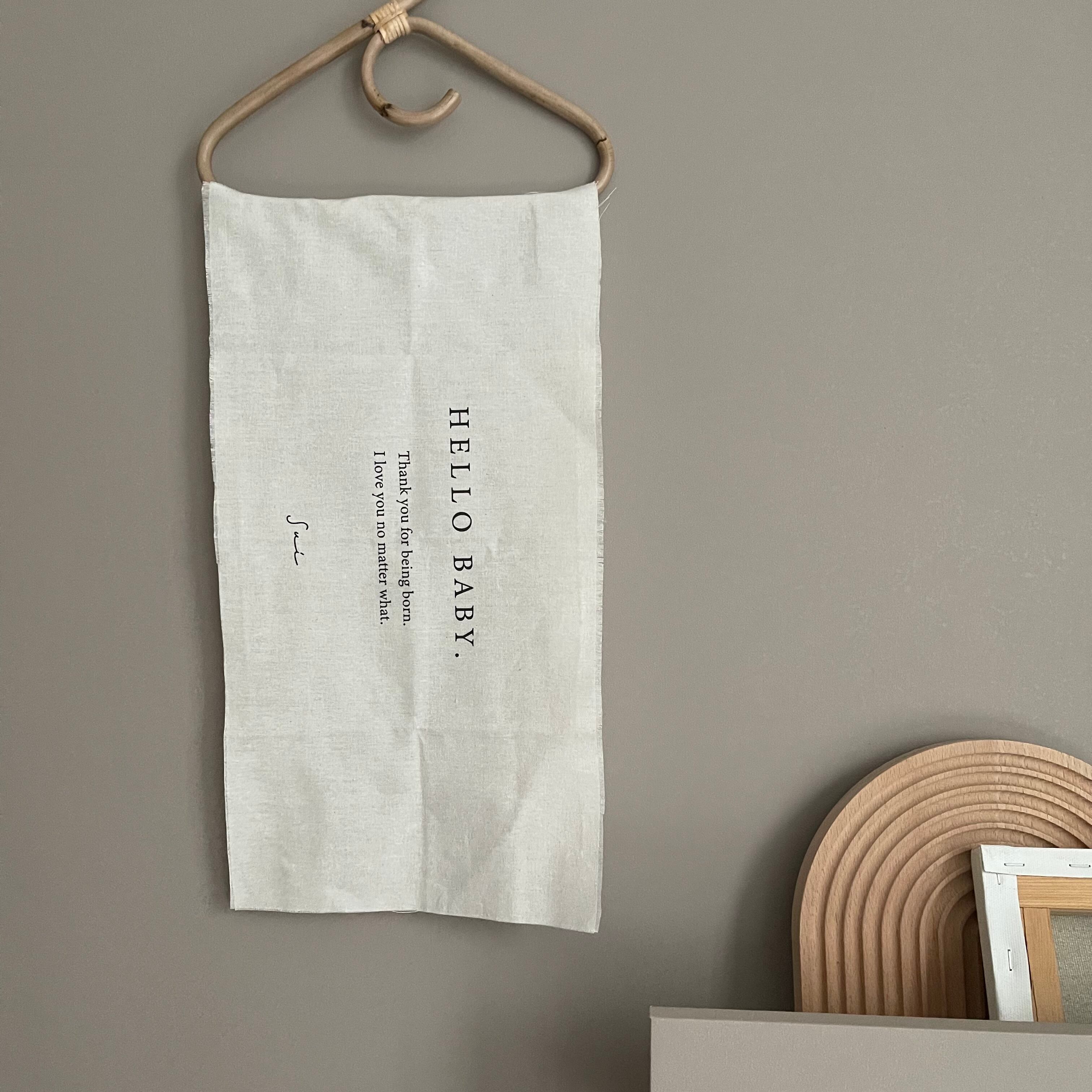 Hello baby tapestry | playground
