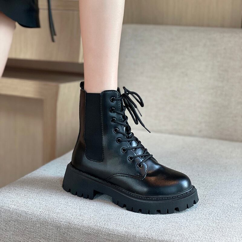 ブーツサマースタイル薄手ショート レース 靴 シューズ 夏物 レースアップ 部族の婦人靴6850282239