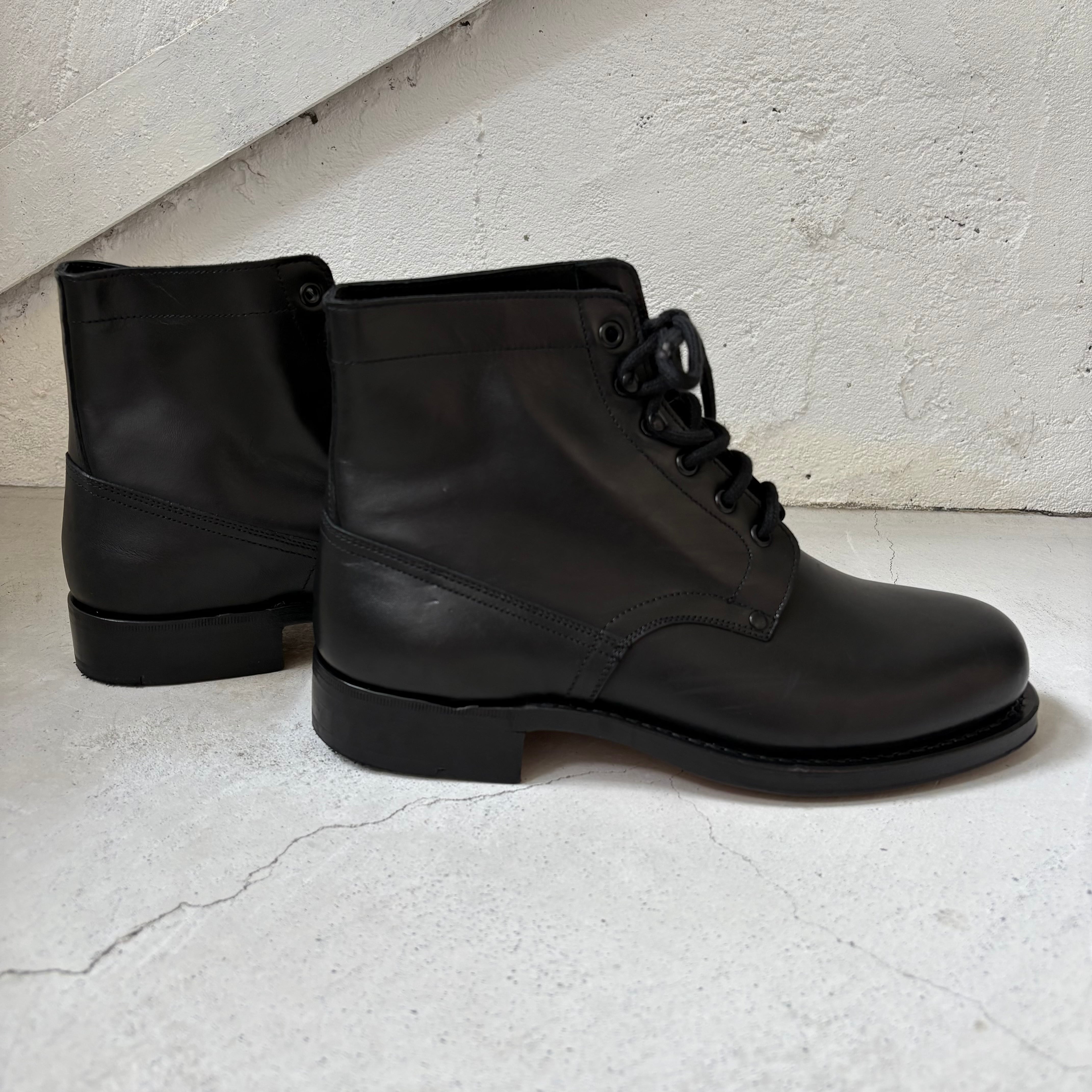 DEAD STOCK】Italian Army Leather Work Boots/デッドストック