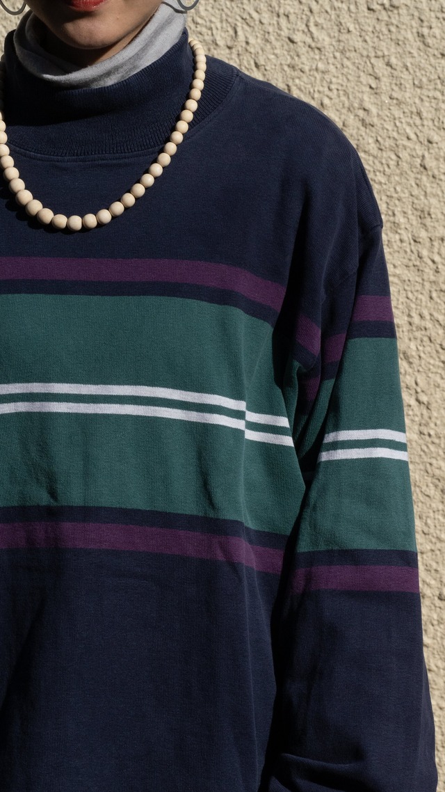 "L.L.Bean" '80s vintage Mock-neck pullover
