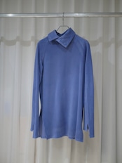 25aw 受注アイテム : RITSUKO KARITA - Louise lapel pullover〔louise〕Twilight blue
