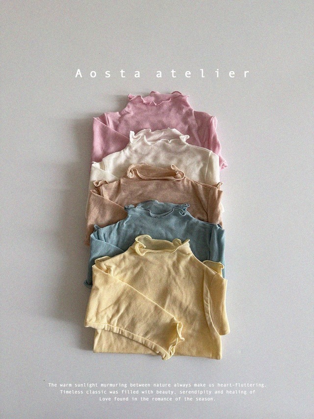 [即納M/XL]≪Aosta≫soft T-shirt blue