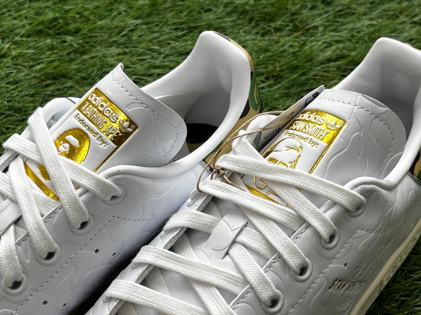 adidas × A BATHING APE 30th ANNIVERSARY STAN SMITHWHITE IG1115 