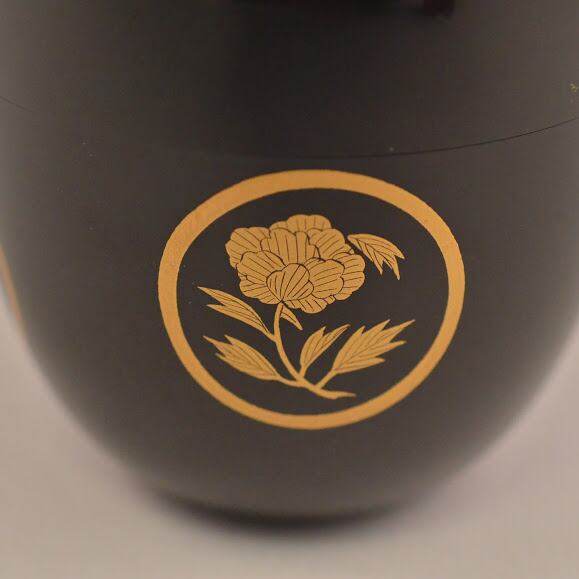 辻石斎　独楽ツナギ蒔絵　棗　表千家　久田尋牛斎　箱書　蒔絵　山中塗　銀溜　茶器 辻石斎 独楽ツナギ蒔絵 棗 表千家 久田尋牛斎 箱書 蒔絵 山中塗