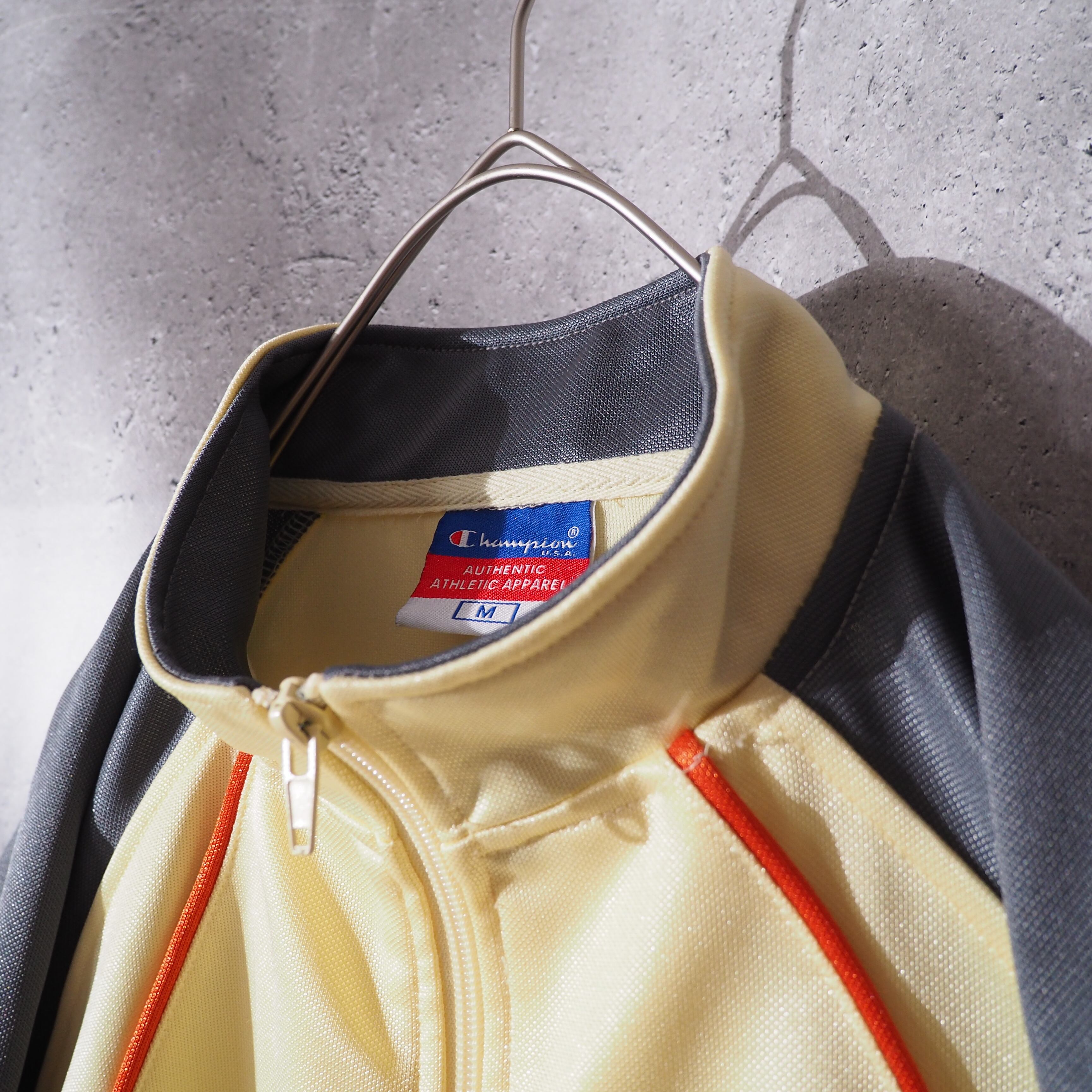 2000s " Champion " Light lemon yellow color Track jacket