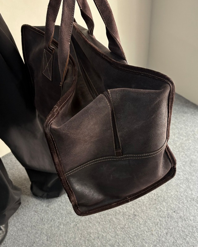 【MIUMIU】suede leather boston bag