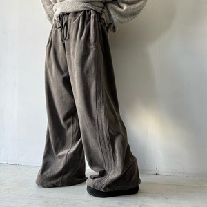 -juicy couture- sideline design wide velours pants