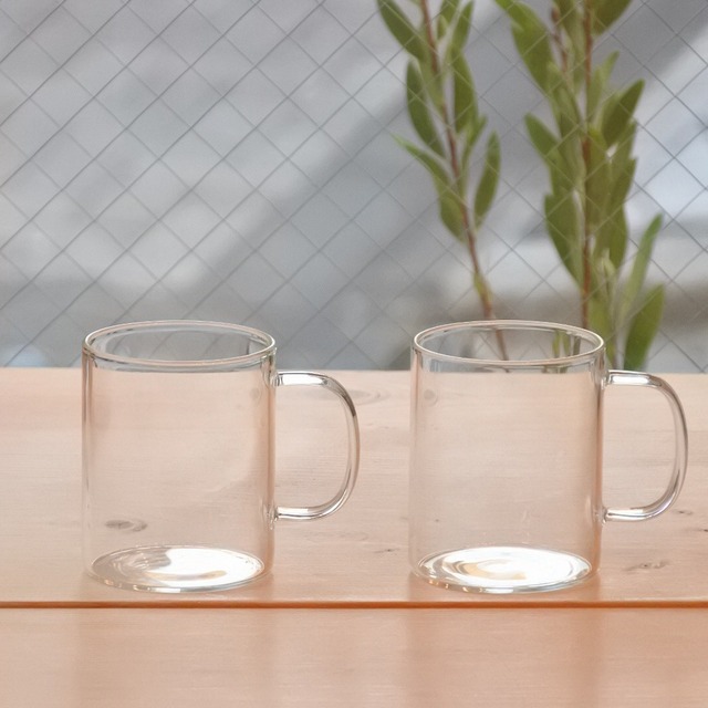 Aderia 耐熱 ガラス マグカップ Tipi Arbre